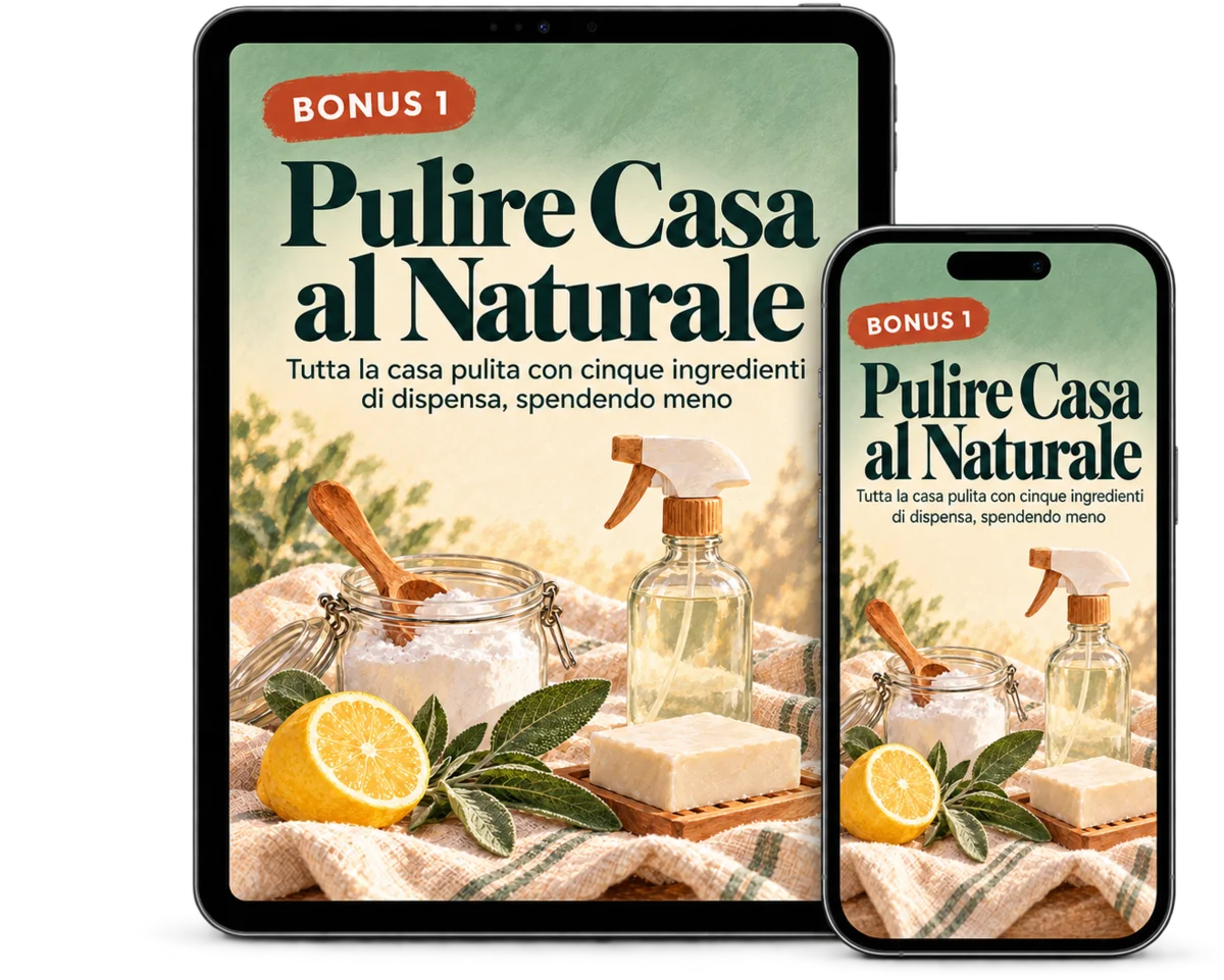 Bonus Pulire Casa al Naturale su tablet e telefono